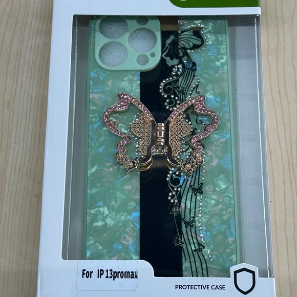 Teal iphone 13 pro max case - Picture 1 of 2